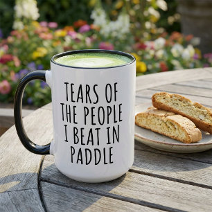 Mug Larmes drôles des gens que je bats en paddle
