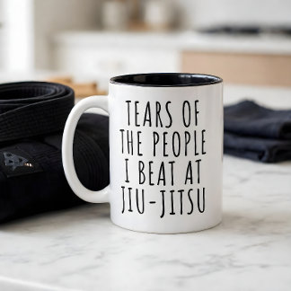 Mug Larmes Drôles Des Personnes Que J'ai Battues Au Ji
