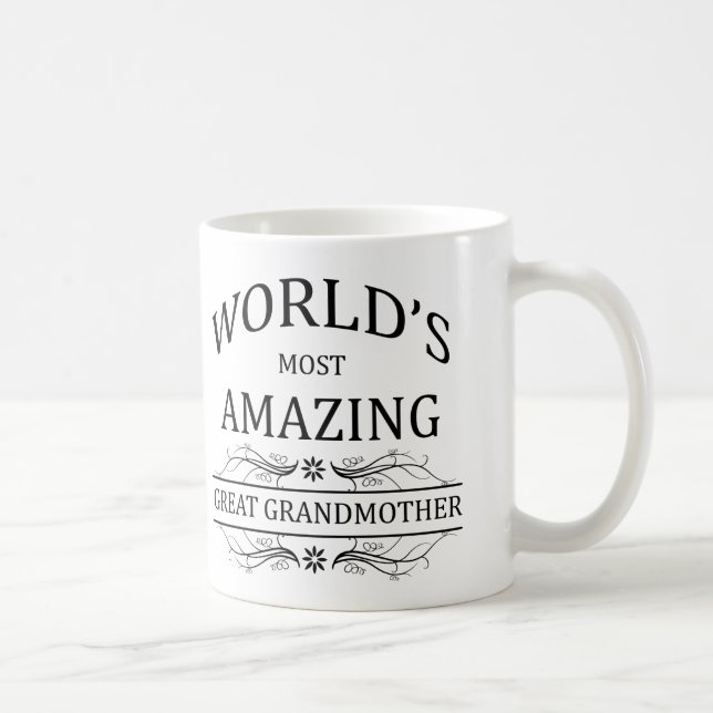 Mug L'arrière grand-mère le plus extraordinaire du (Droite)