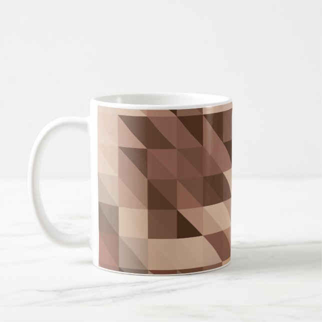 Mug L'arrière - plan géométrique Abstrait a l'air styl (Gauche)