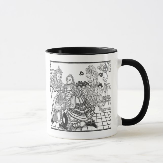 Mug L'arrivée de Sa Majesté Charles (1600-49) Princ (Droite)