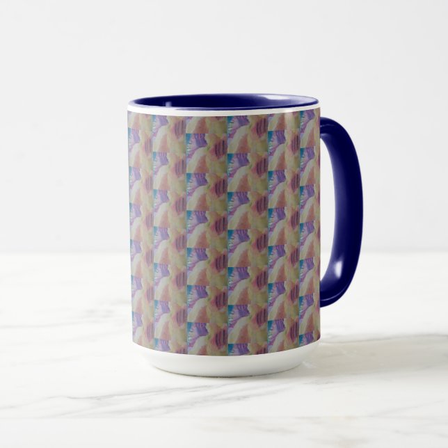 Mug L'art Abstrait de la barrière de corail (Devant droit)