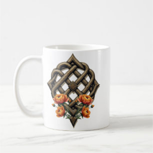 Mug L'art celtique et la splendeur florale dans des to