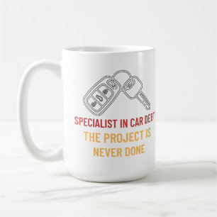 Mug L'art de la clé automobile, le projet n'est jamais