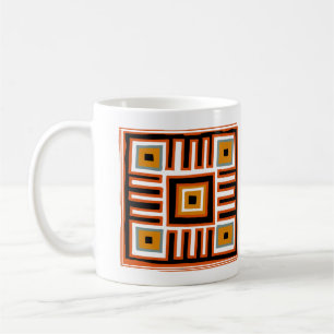 Mug l'art de la géométrie de l'Afrique