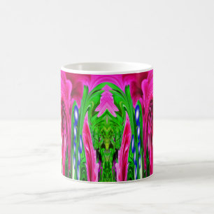 Mug L'art de la nature rose et vert
