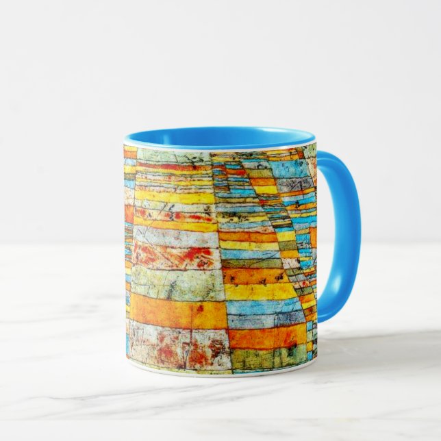 Mug L'art de Paul Klee : Route et chemins de traverse (Devant droit)