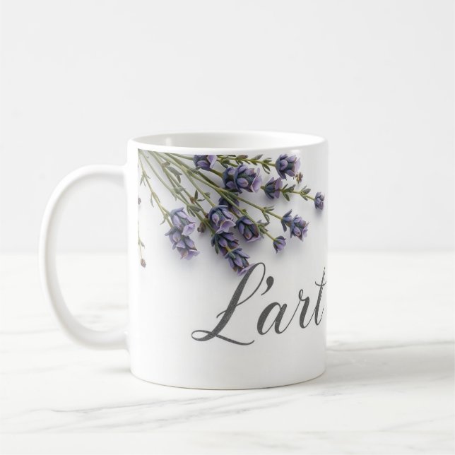 Mug L'Art de Vivre Minimalist French Typography (Gauche)