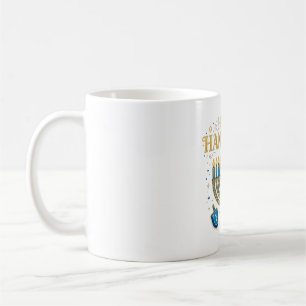 Mug L'art des lumières de la menorah de Hanukkah