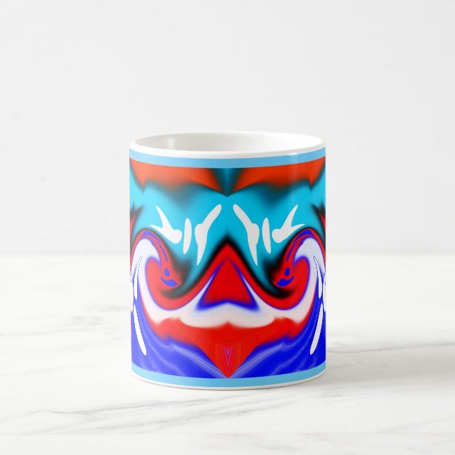 Mug L'art des vagues de chaleur (Centre)