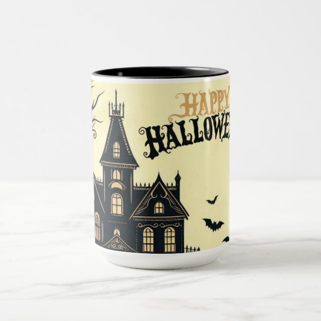 Mug L'art d'Halloween vintage (Centre)
