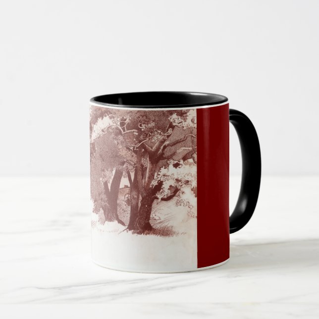 Mug L'art du chêne (Devant droit)