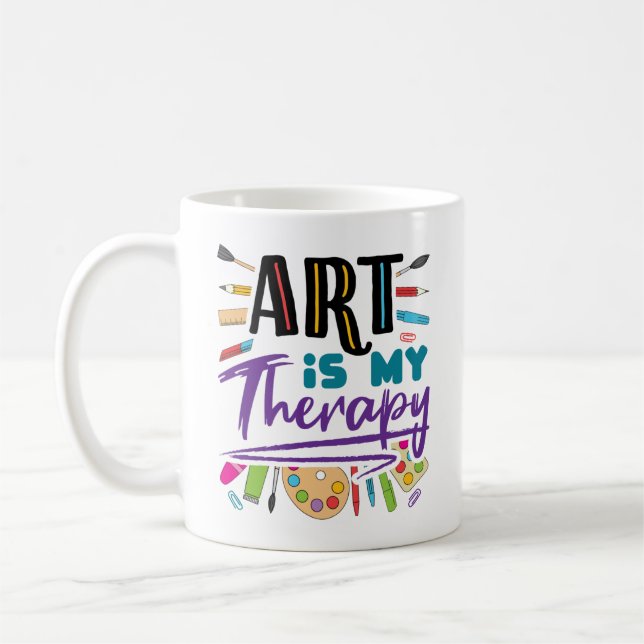 Mug L'art est mon Artiste Thérapeutique L'art Artistiq (Gauche)