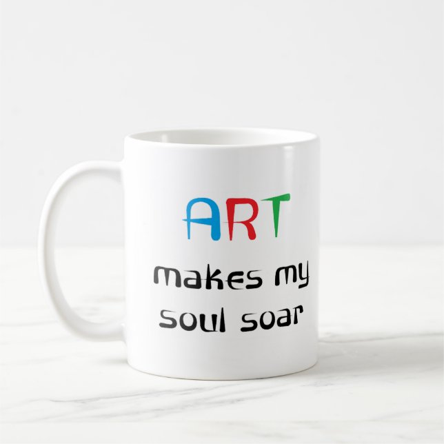 Mug l'art fait exploser mon âme (Gauche)