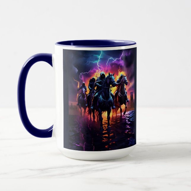 Mug L'art futuriste des quatre cavaliers (Gauche)