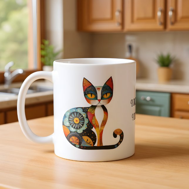 Mug L'art populaire Chat Humour "Je ne perds pas mes p (Créateur téléchargé)