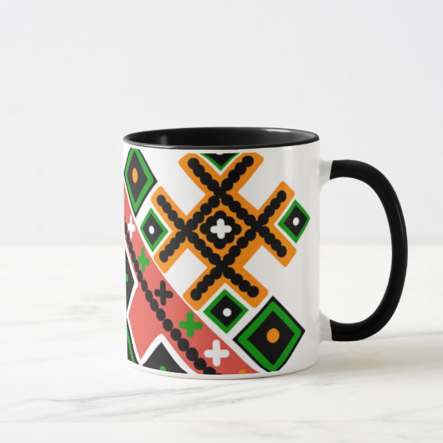 Mug L'art populaire ukrainien inspiré (Droite)