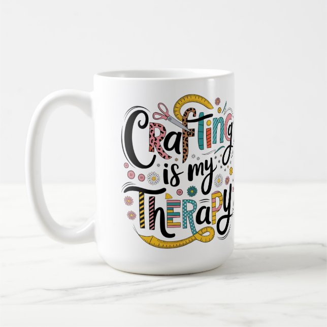 Mug "L'artisanat est ma thérapie (Gauche)