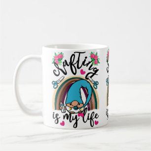 Mug L'artisanat féminin est ma vie Artisans Quiltage C