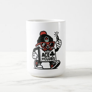 Mug L'As des Clubs Street Mascot — Poker Grind Crew