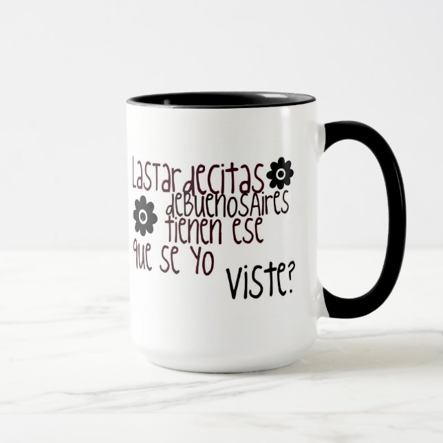 Mug Las Tardecitas De Buenos Aires (Droite)