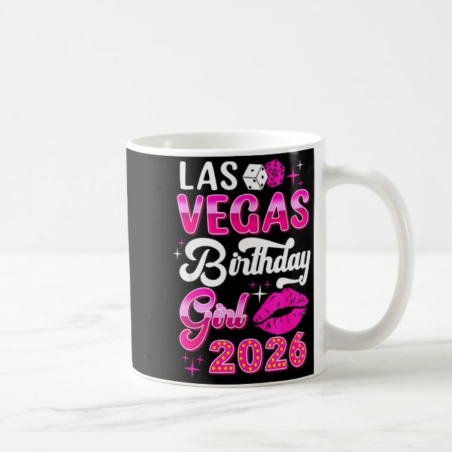 Mug Las Vegas Girls Trip 2026 Cruise Trip Matching Bir (Droite)