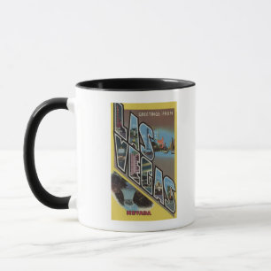 Mug Las Vegas, Nevada - Scènes de grandes lettres