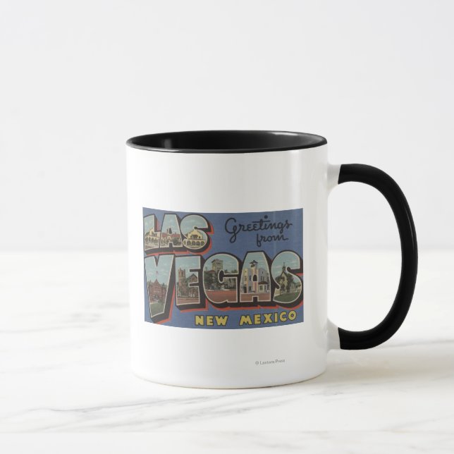 Mug Las Vegas, Nouveau-Mexique - Scènes de grandes let (Droite)