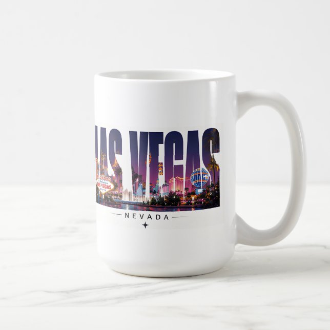 Mug 🎰 Las Vegas Strip Lights 🎰 (Droite)