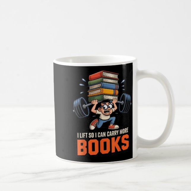 Mug L'ascenseur peut transporter plus de livres de lit (Droite)