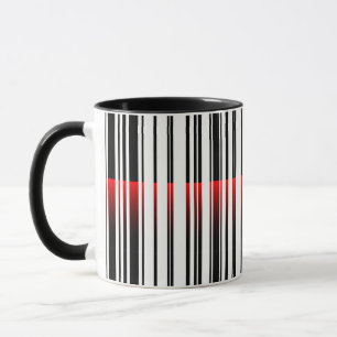 Mug Laser rouge sur code barre