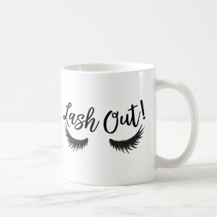 Mug Lash Out Eyelashes Lash Salon Artiste de maquillag