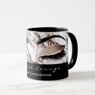 Mug Lashes Extension Maquillage oculaire Artiste Marbr