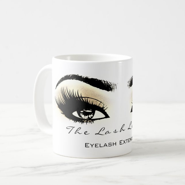 Mug Lashes Extension Maquillage oculaire Studio Champa (Devant gauche)