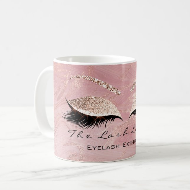 Mug Lashes Extension Maquillage Studio Parties scintil (Devant gauche)
