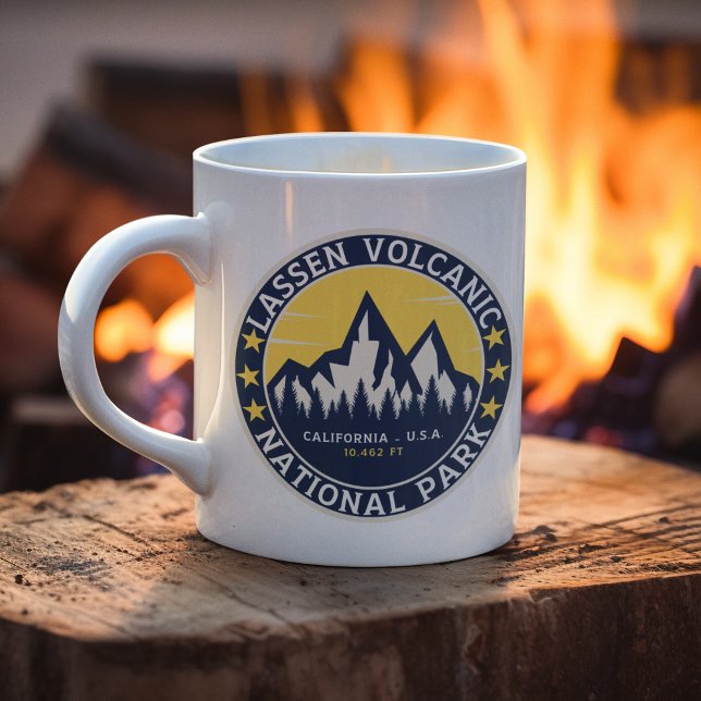Mug Lassen Volcanic Peak Landscape (Créateur téléchargé)