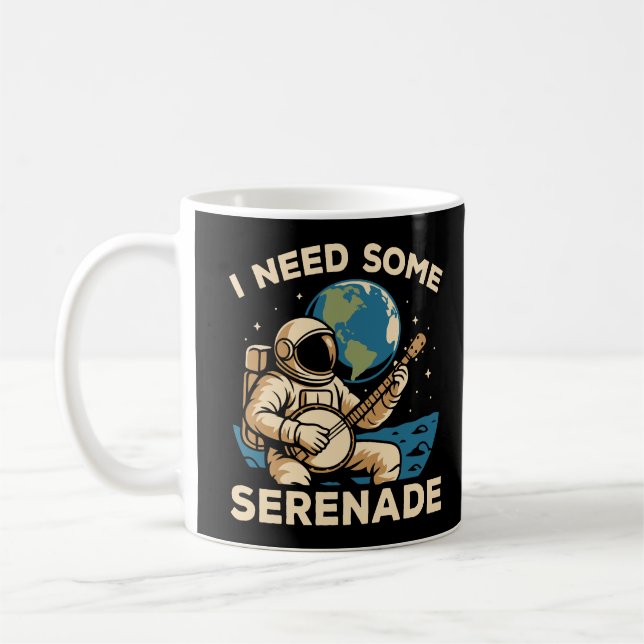 Mug L'astronaute Banjo Serenade Son cosmique (Gauche)