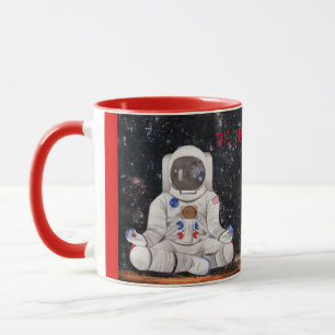 Mug L'astronaute de méditation Le son du silence Coupe