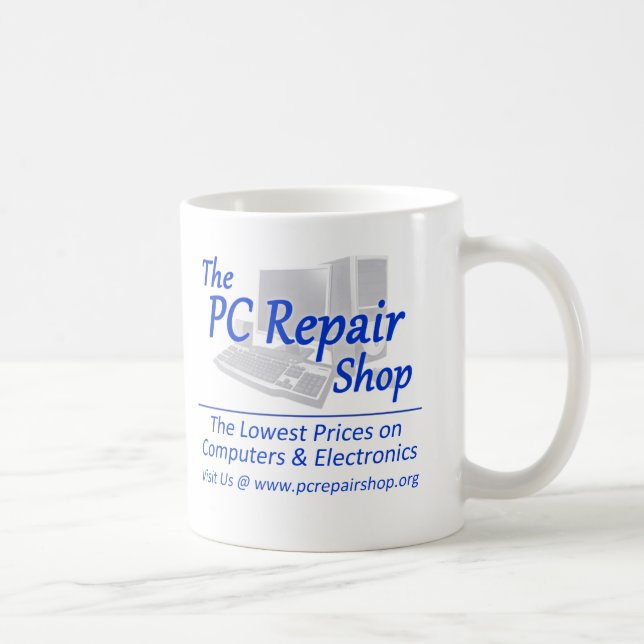 Mug L'atelier de réparations de PC (Droite)