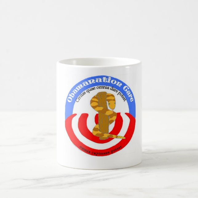 Mug latin de soin d'obamanation (Centre)