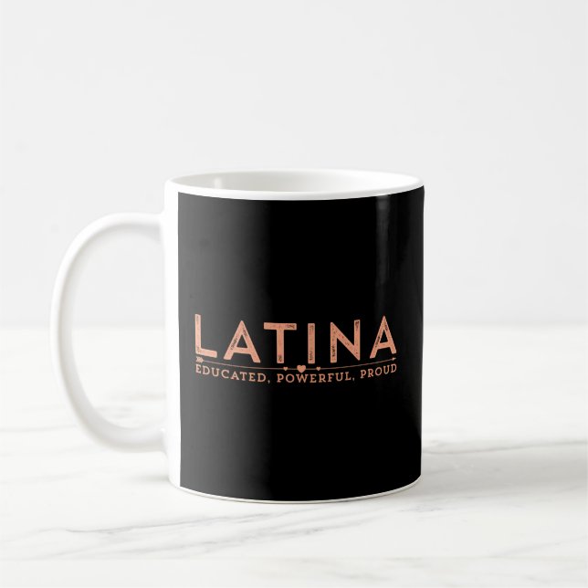 Mug Latina instruit Puissant Fier Latinx (Gauche)