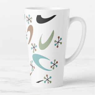 Mug latte atomique du milieu du siècle
