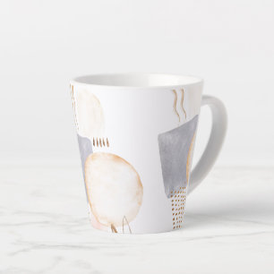 Mug latte d'art moderne
