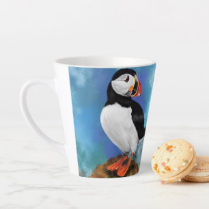 Mug latte d'Oiseau de Puffin de l'Atlantique - Bea
