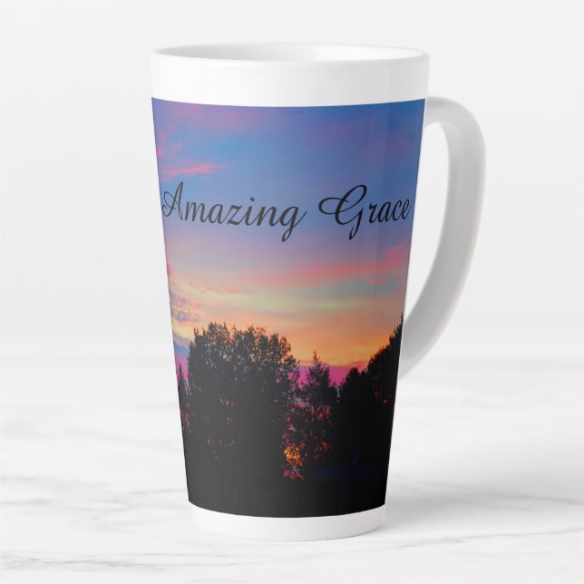Mug latte Extraordinaire Grace Sunrise (Angle droit)
