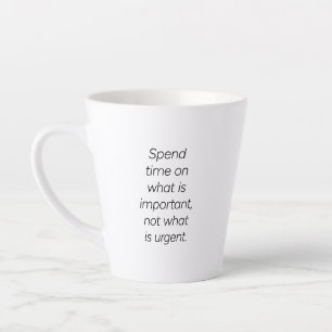 Mug latte important