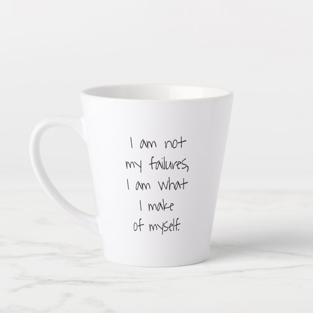 Mug Latte Pas Mes Échecs (Gauche)