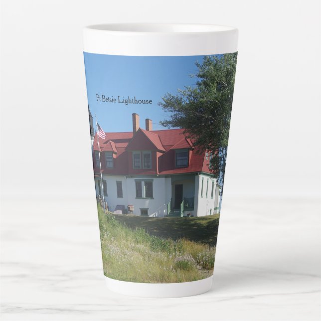 Mug Latte Phare Pt Betsie (Devant)