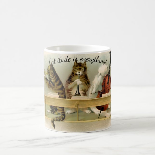 Mug "L'attitude féline est tout!" (Centre)