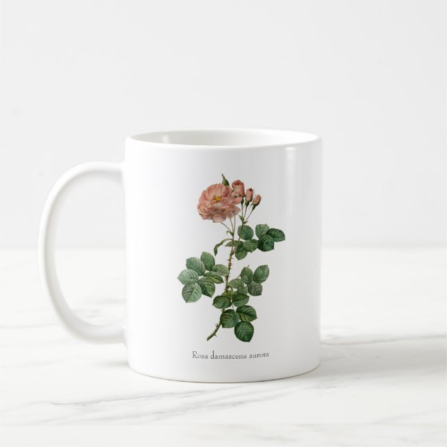Mug L'aube : la rougeur de la rosa damascena 'Aurora'  (Gauche)